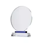 Tournament transparent  crystal trophy 