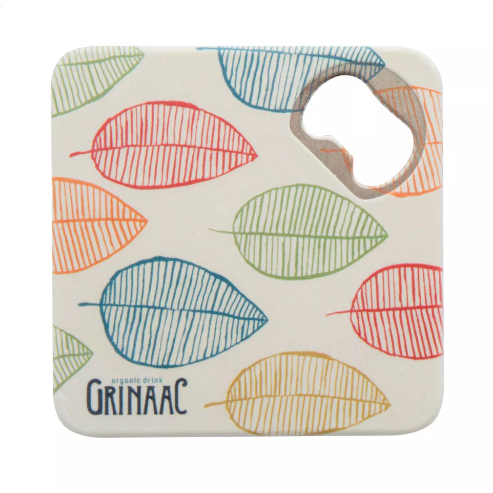 Hopfanatic white  coaster 