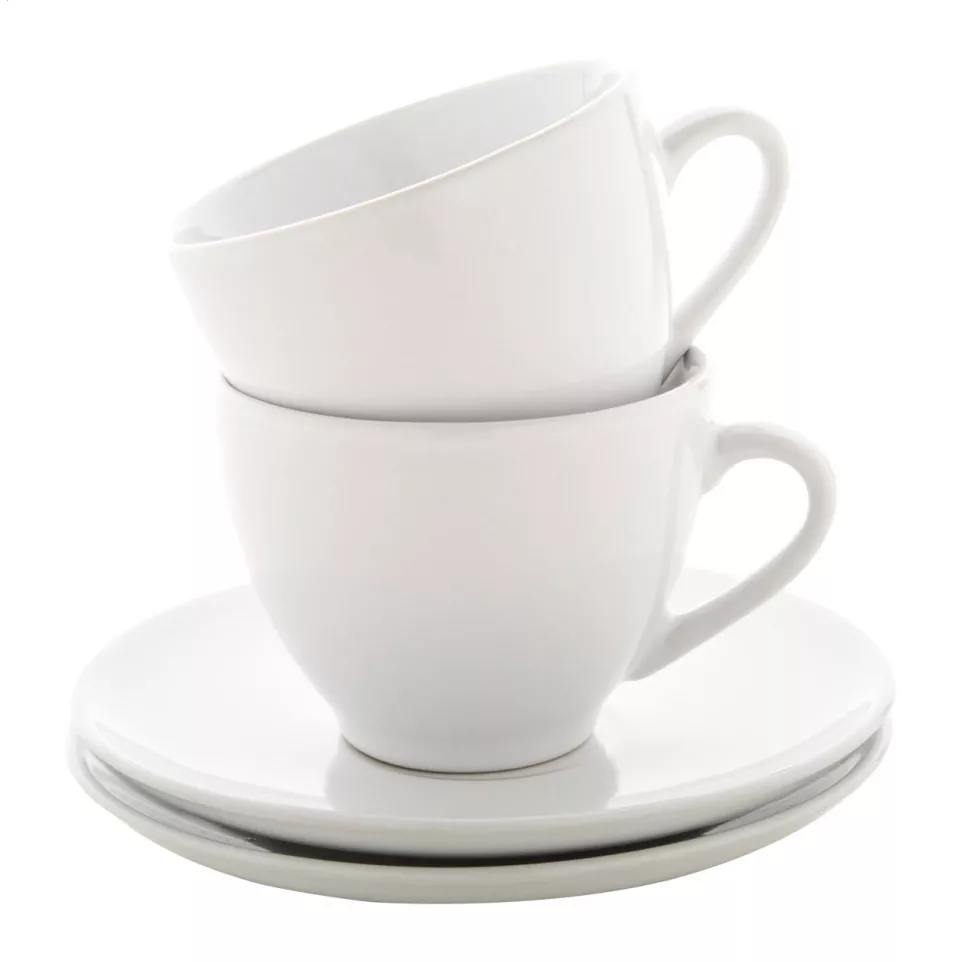 Typica white  cappuccino cup set 