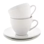 Typica white  cappuccino cup set 