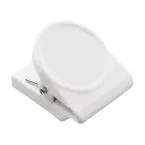 MagNote blanc  aimant et pince pour réfrigérateur 