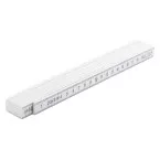Mansard white  folding ruler 