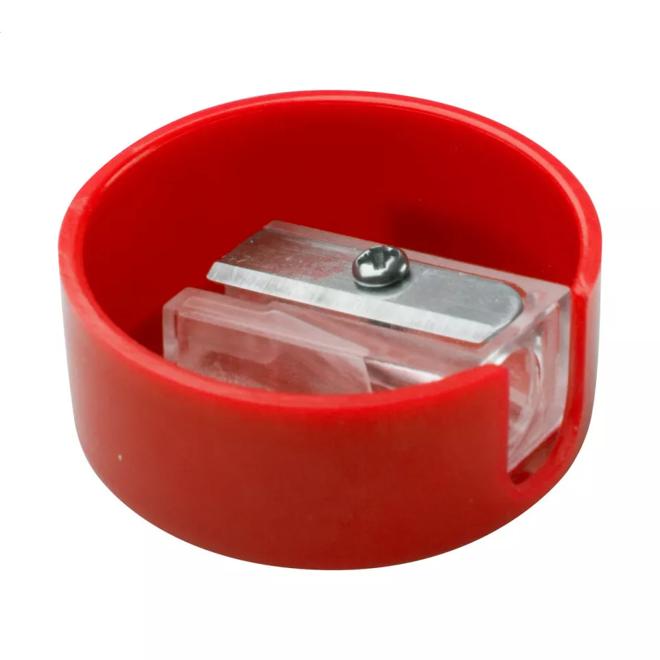 Spiked red  sharpener 