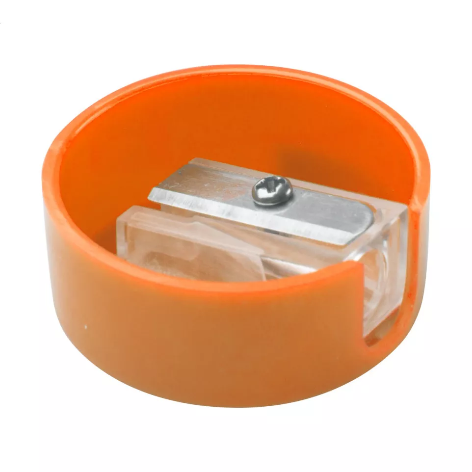 Spiked orange  sharpener 