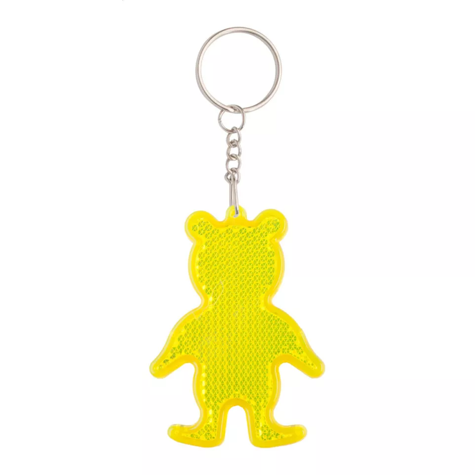 Safebear geel  sleutelhanger 