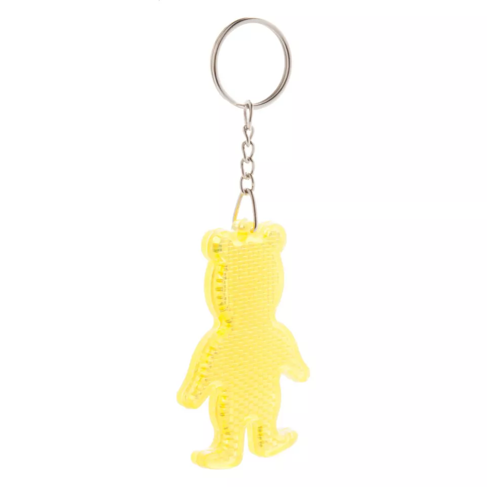 Safebear geel  sleutelhanger 