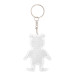 Safebear white  prism keyring 