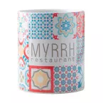 MultiColour wit  sublimatie mok 