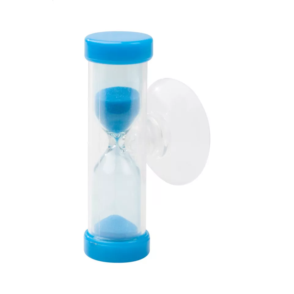 Sandy blue transparent sand timer 