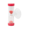 Sandy red transparent sand timer 