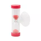 Sandy red transparent sand timer 
