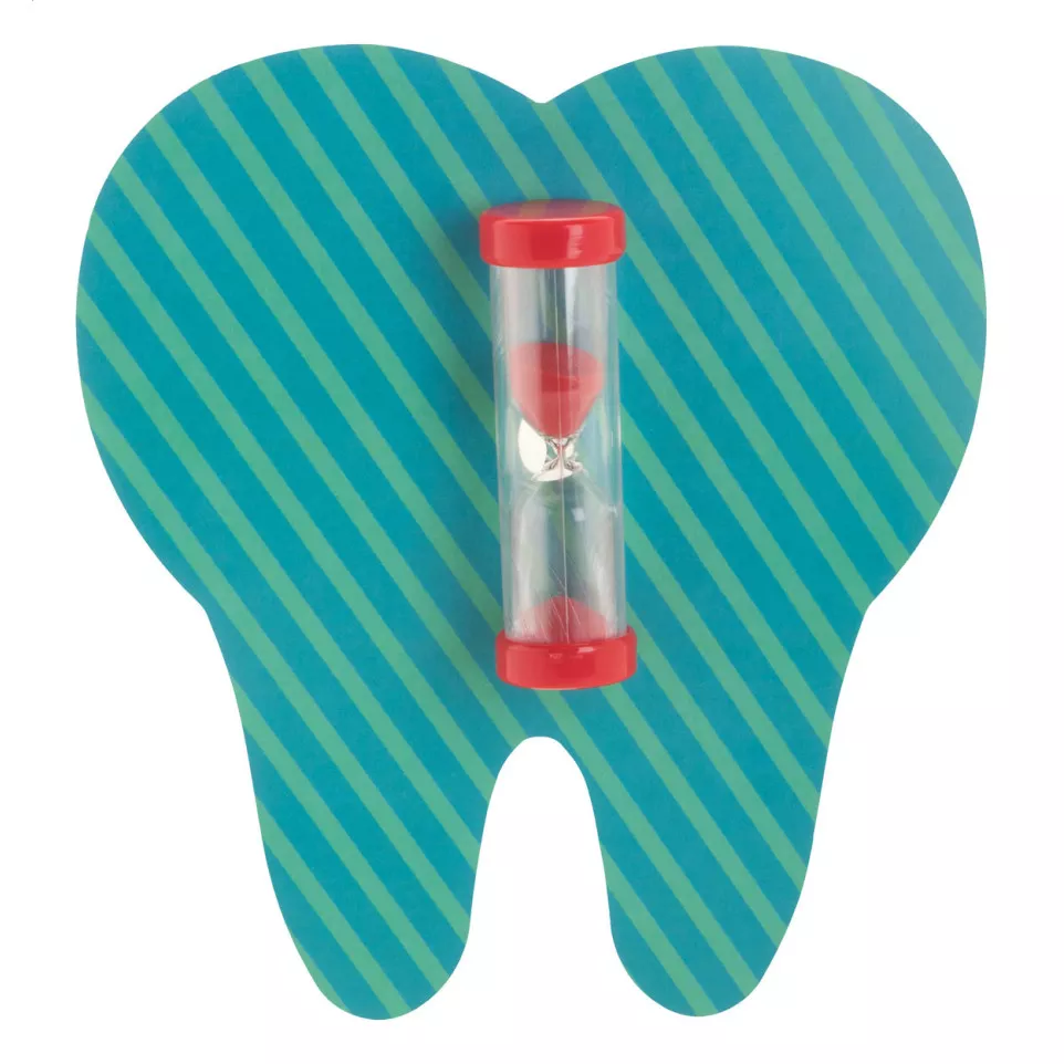 Sandy red transparent sand timer 