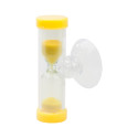 Sandy yellow transparent sand timer 