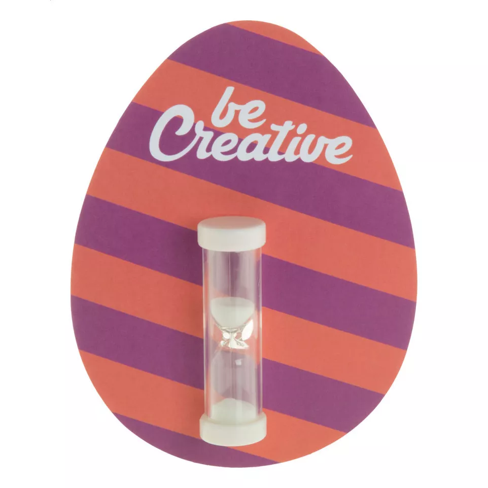 Sandy white transparent sand timer 