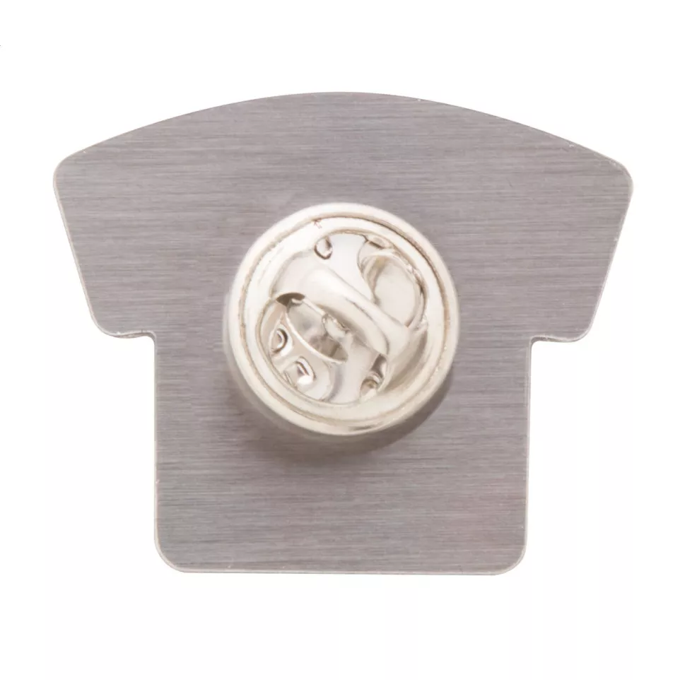 Trick silver  metal badge 