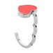Amor red silver bag hanger 