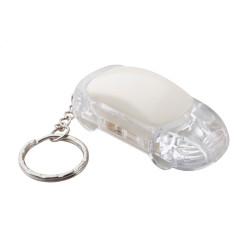 Skyway white  keyring 