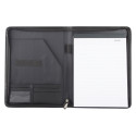 Duotone Zip black  A4 zipped document folder 