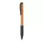 Bripp black natural bamboo ballpoint pen 