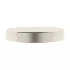 Platty white  wristband 