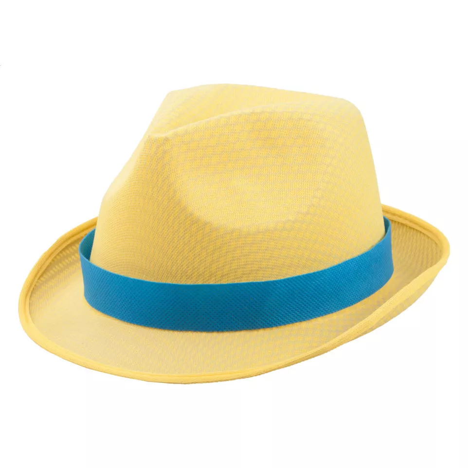 Party jaune  chapeau 