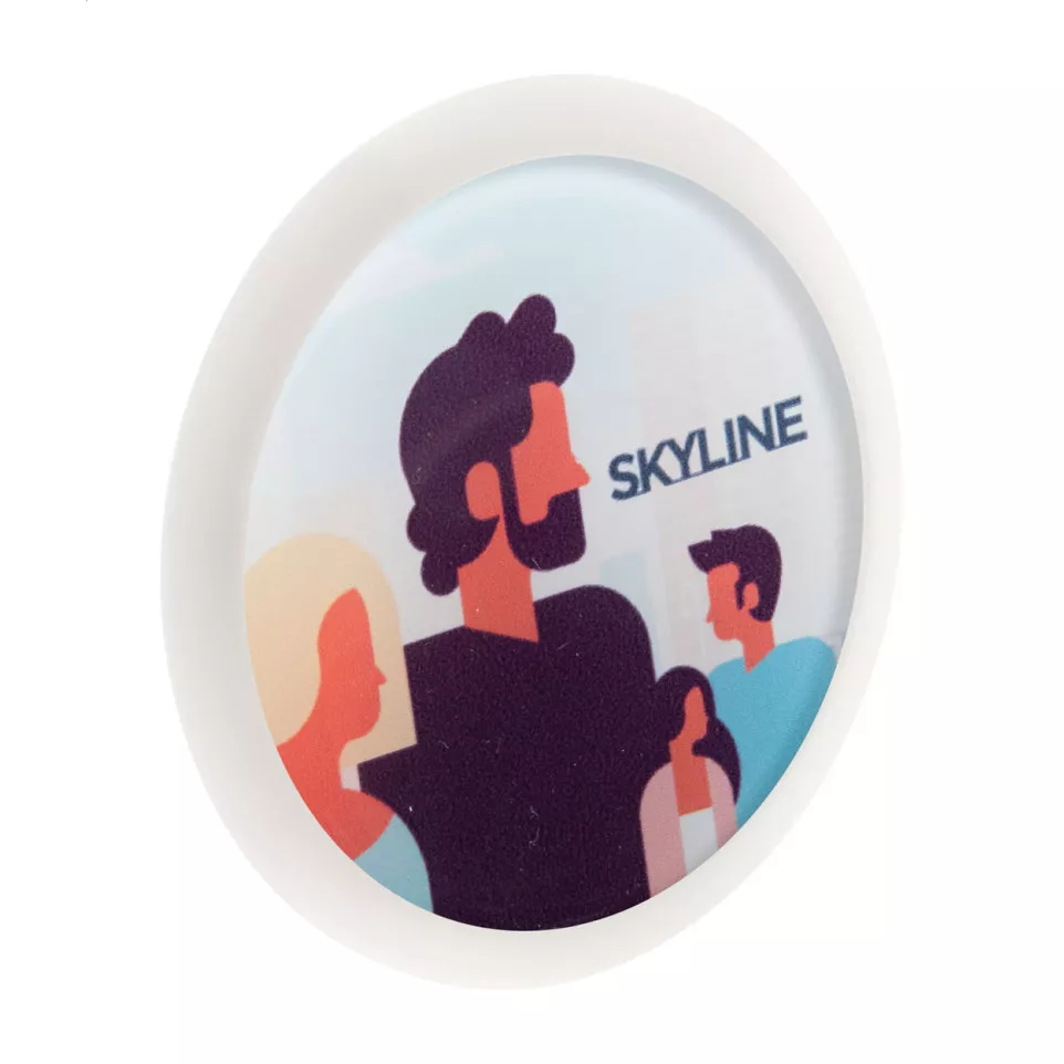 Espot white  lanyard button 