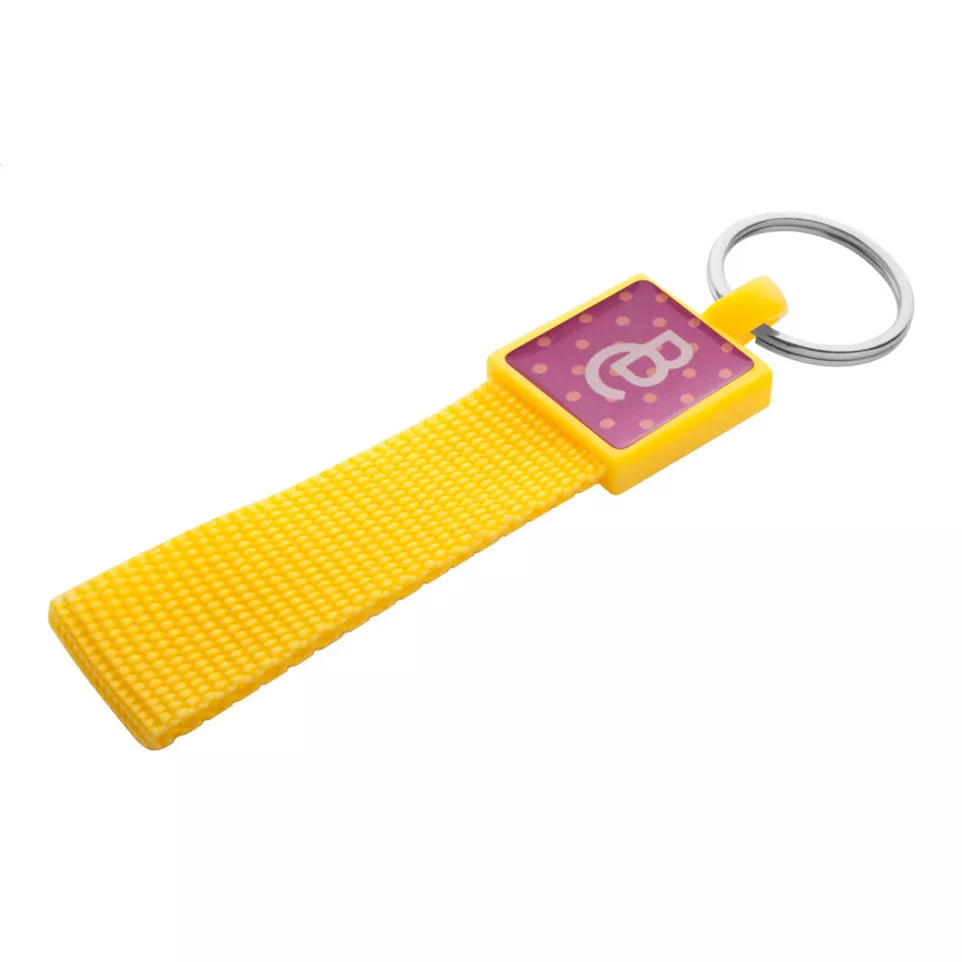 Quick yellow  keyring 
