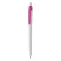 Snow Leopard fuchsia blanc stylo à bille 