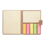 Sizes natural  sticky notepad 