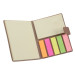 Sizes natural  sticky notepad 