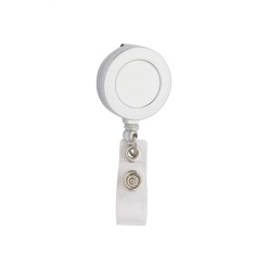 Slope silver  badge holder 