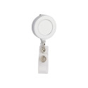 Slope silver  badge holder 