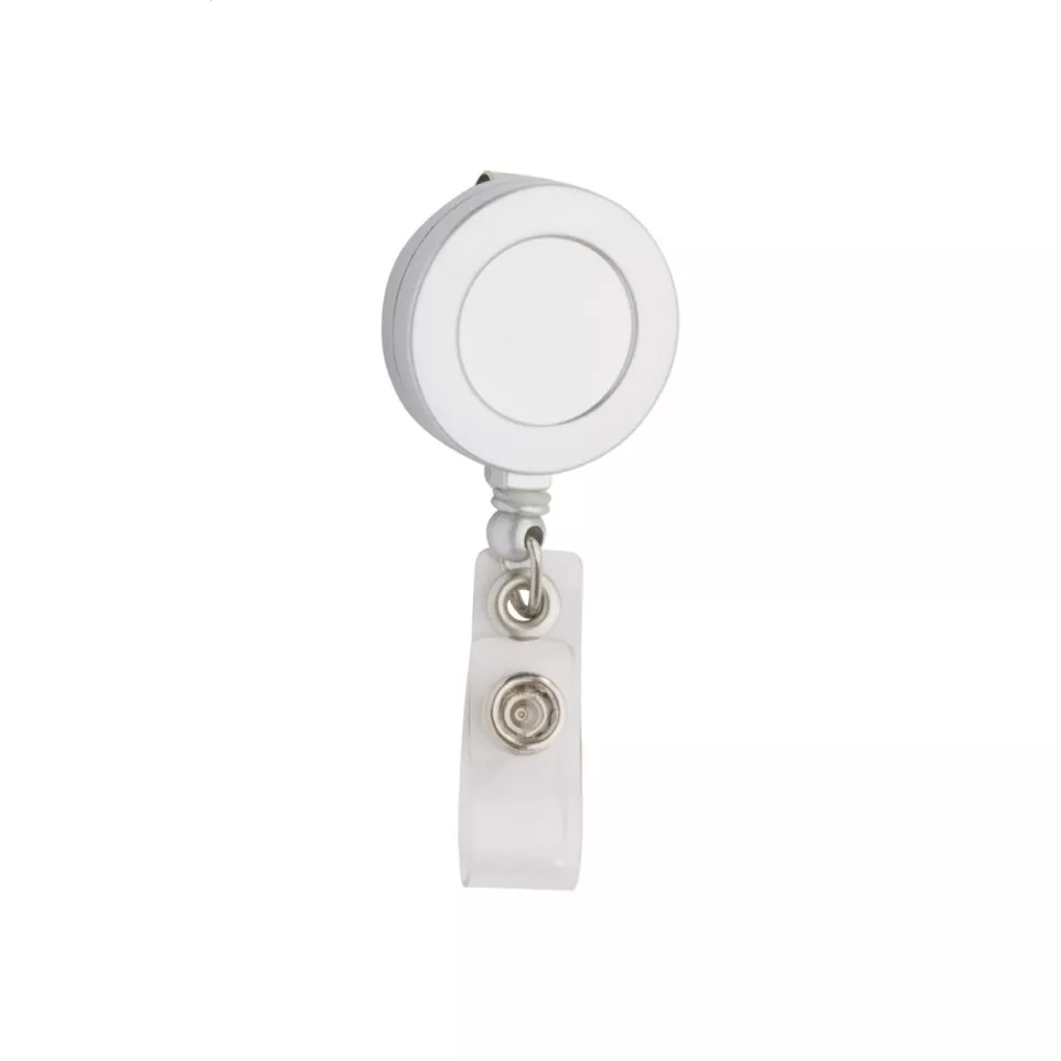 Slope silver  badge holder 