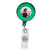 Slope green  badge holder 
