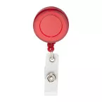 Slope red  badge holder 