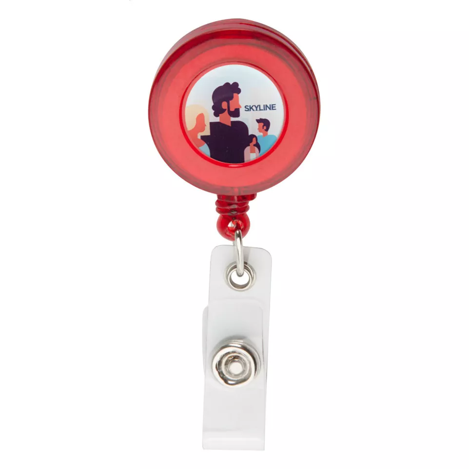 Slope rouge  porte-badges 