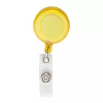 Slope yellow  badge holder 