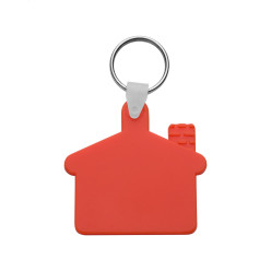 Cottage red  keyring 