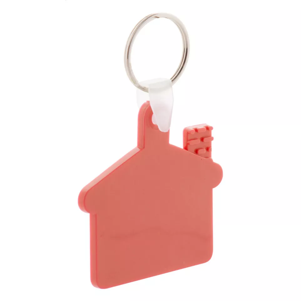 Cottage red  keyring 