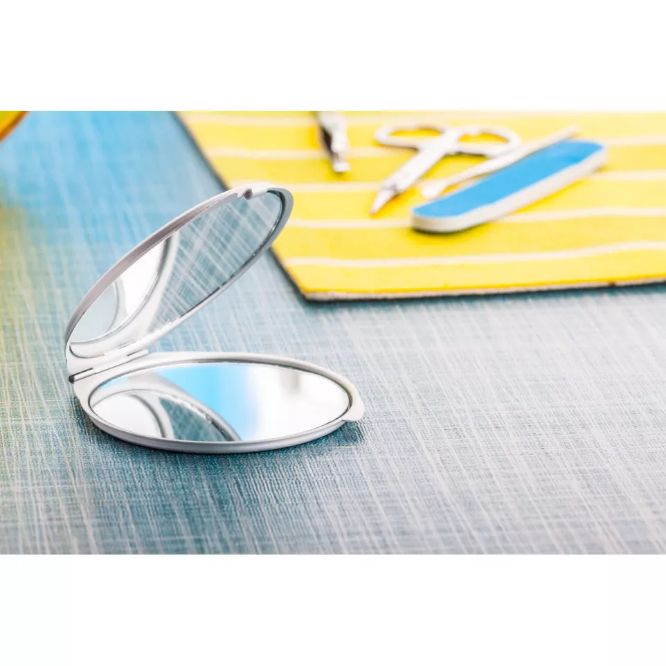 Gill silver  pocket mirror 