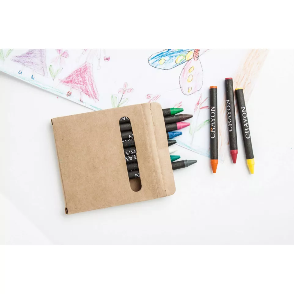 Lola zwart beige 12 waskrijtjes in...