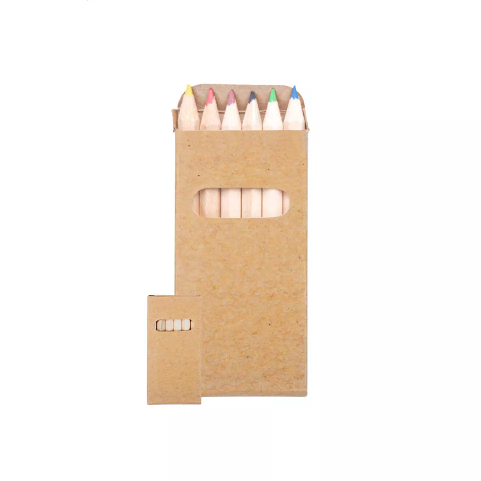 Kitty naturelle  set de 6 crayons de...