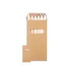 Kitty natural  set of 6 pencils 
