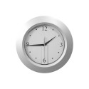 Brattain silver black wall clock 