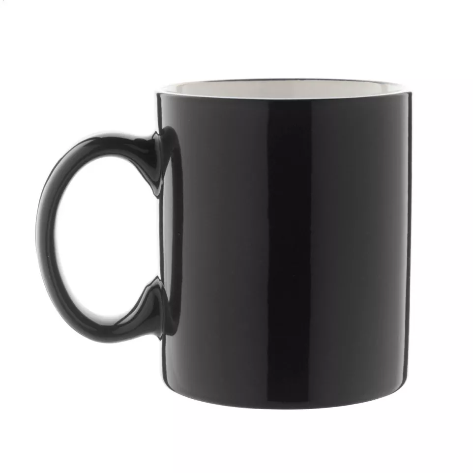 Bergen black white mug 