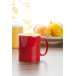 Bergen red white mug 