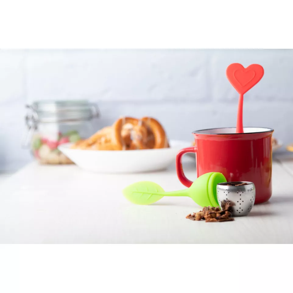 Jasmin red  tea infuser, heart 