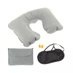 Skycap ash grey black travel set 