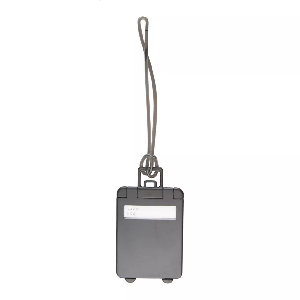 Glasgow noir  étiquette à bagages 