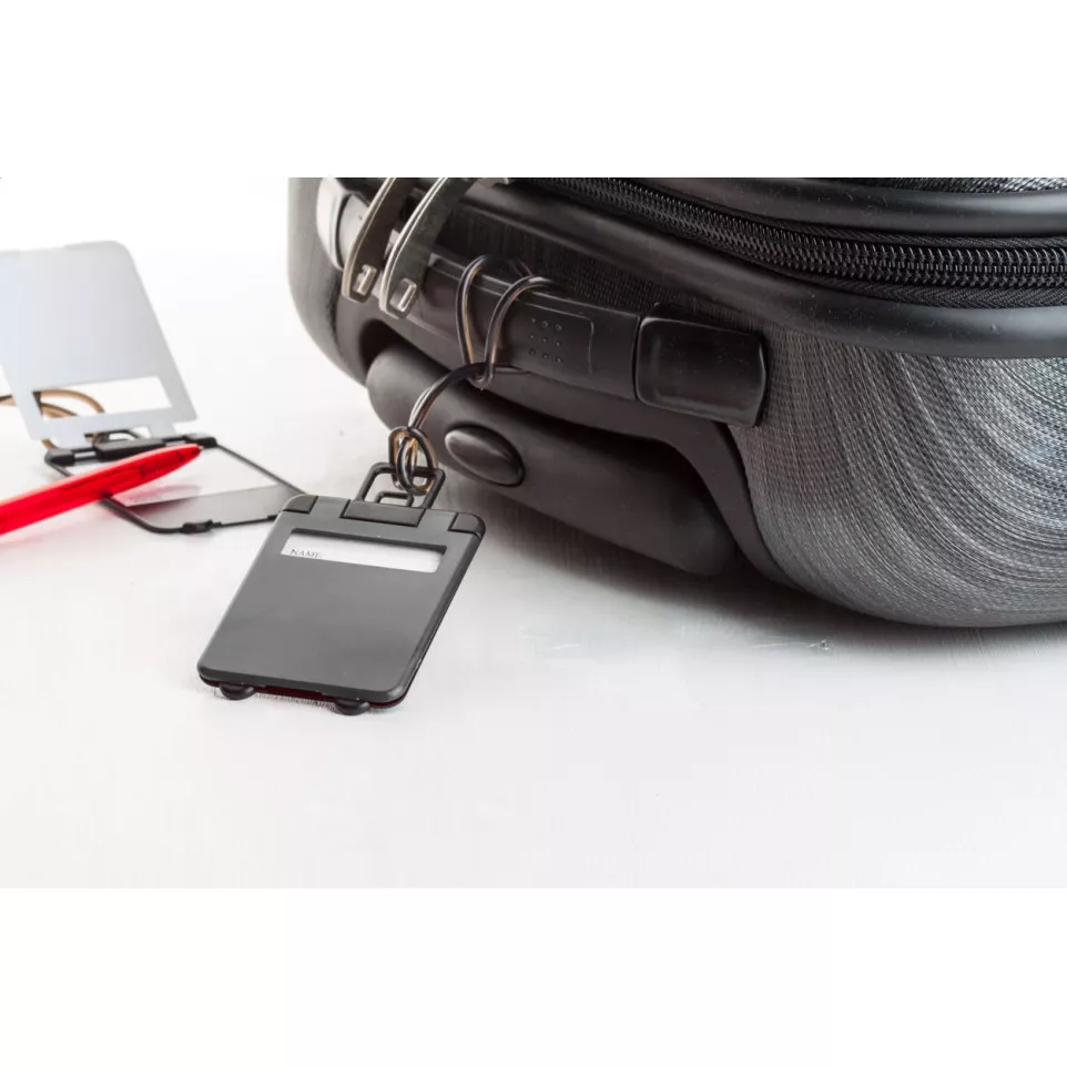 Glasgow noir  étiquette à bagages 